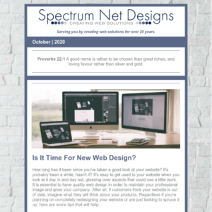 10.21.20 Spectrum Newsletter Image
